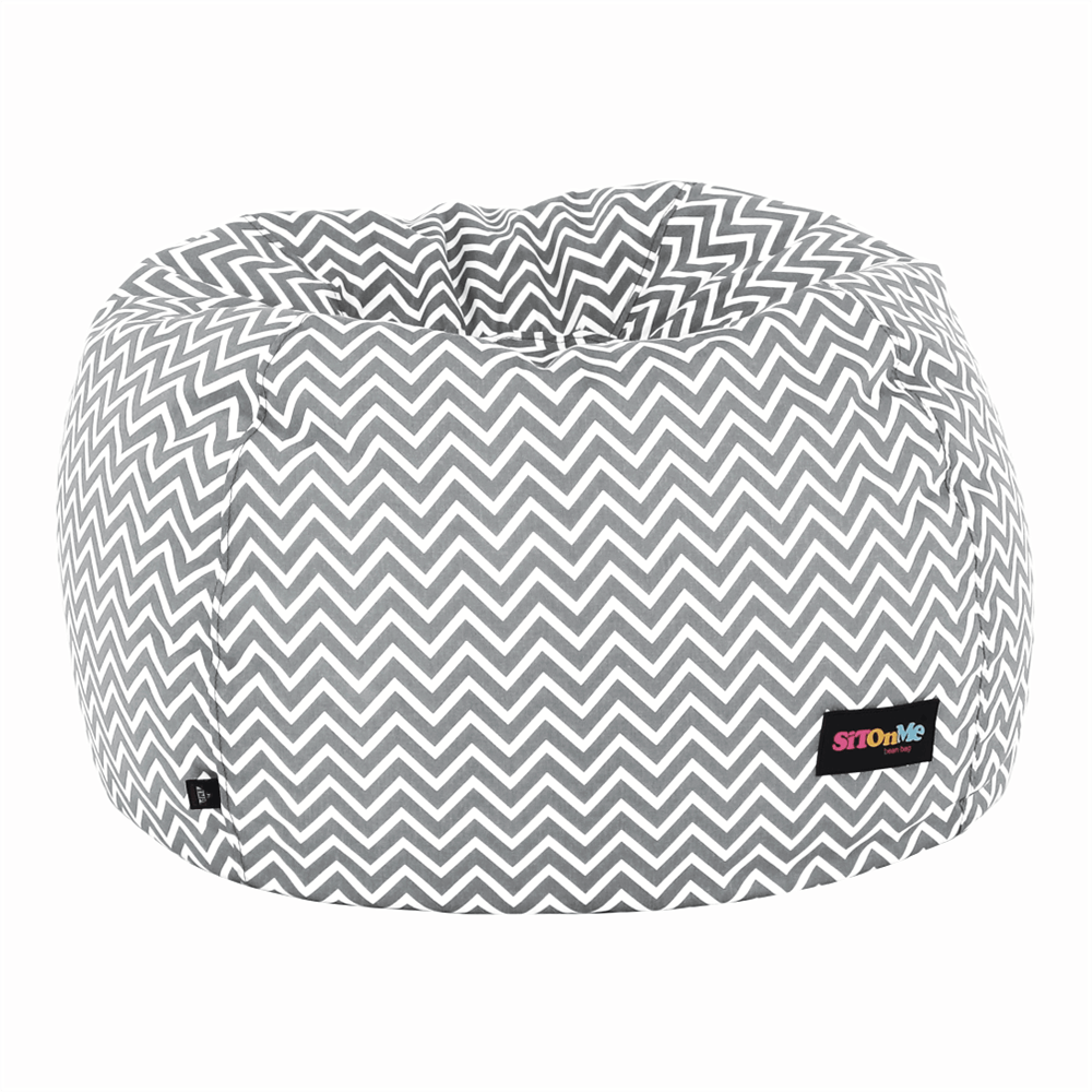 gomby-sedaci-vak-sivo-biela-hlavny Kondela sedací vak Gomby šedobílý