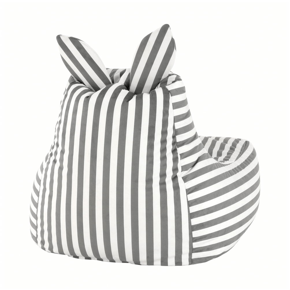 lapin-sedaci-vak-sivo-biely-pasik-03 Kondela sedací vak Lapin šedý/bílý