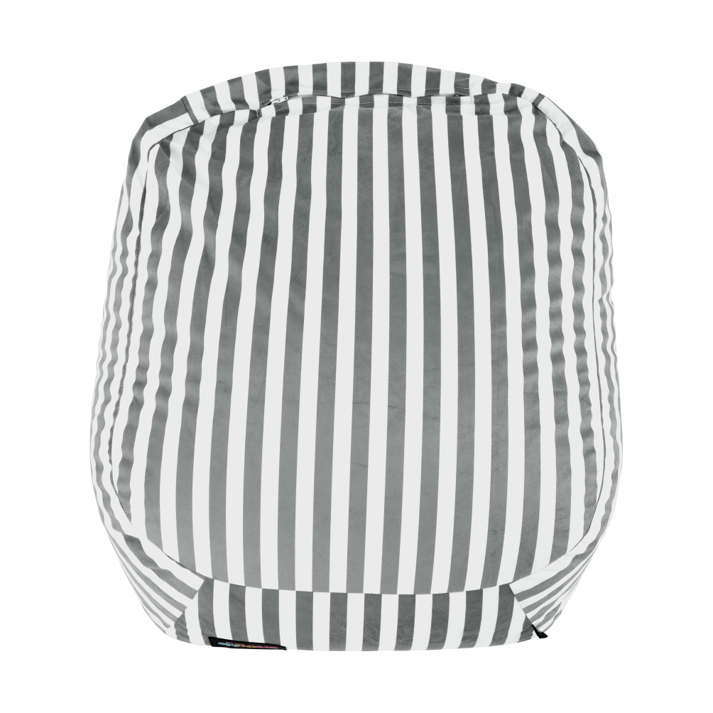 lapin-sedaci-vak-sivo-biely-pasik-06 Kondela sedací vak Lapin šedý/bílý