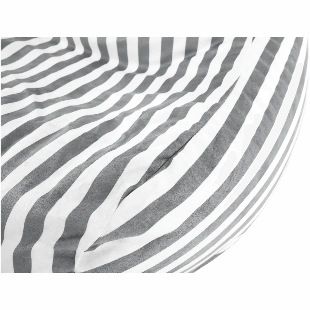 lapin-sedaci-vak-sivo-biely-pasik-07 Kondela sedací vak Lapin šedý/bílý