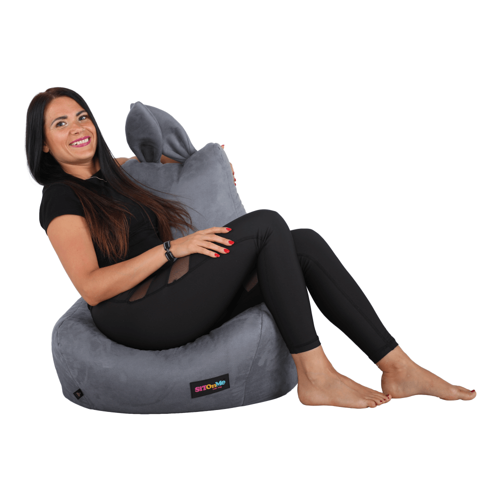 lapin-siva-modelka-02 Kondela sedací vak Lapin šedý