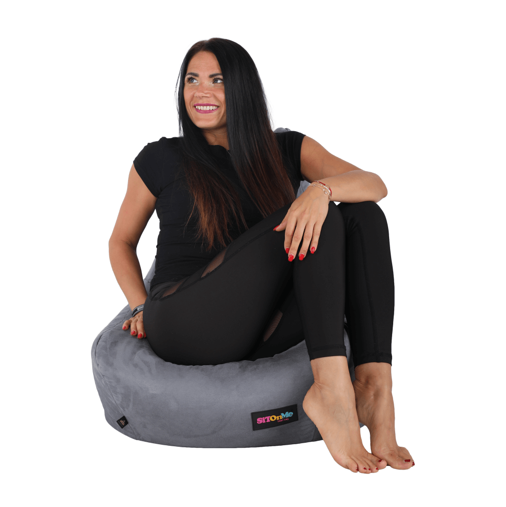 lapin-siva-modelka-03 Kondela sedací vak Lapin šedý