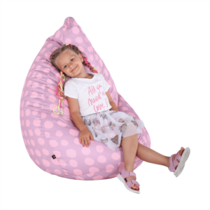 Kondela sedací vak Teldin růžová