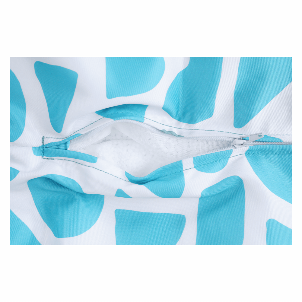 teldin-tyrkys-biela-07 Kondela sedací vak Teldin tyrkysová