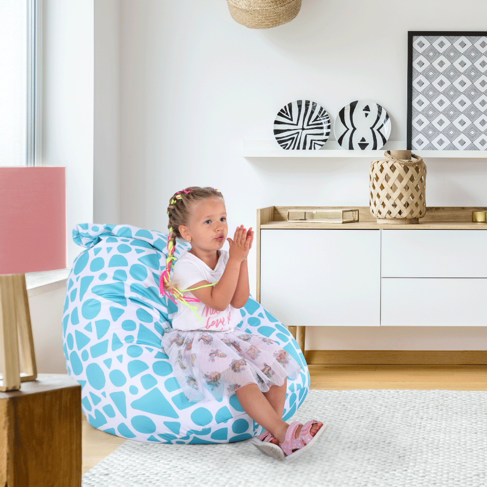 teldin-vak-tyrkysovo-biela-interier Kondela sedací vak Teldin tyrkysová